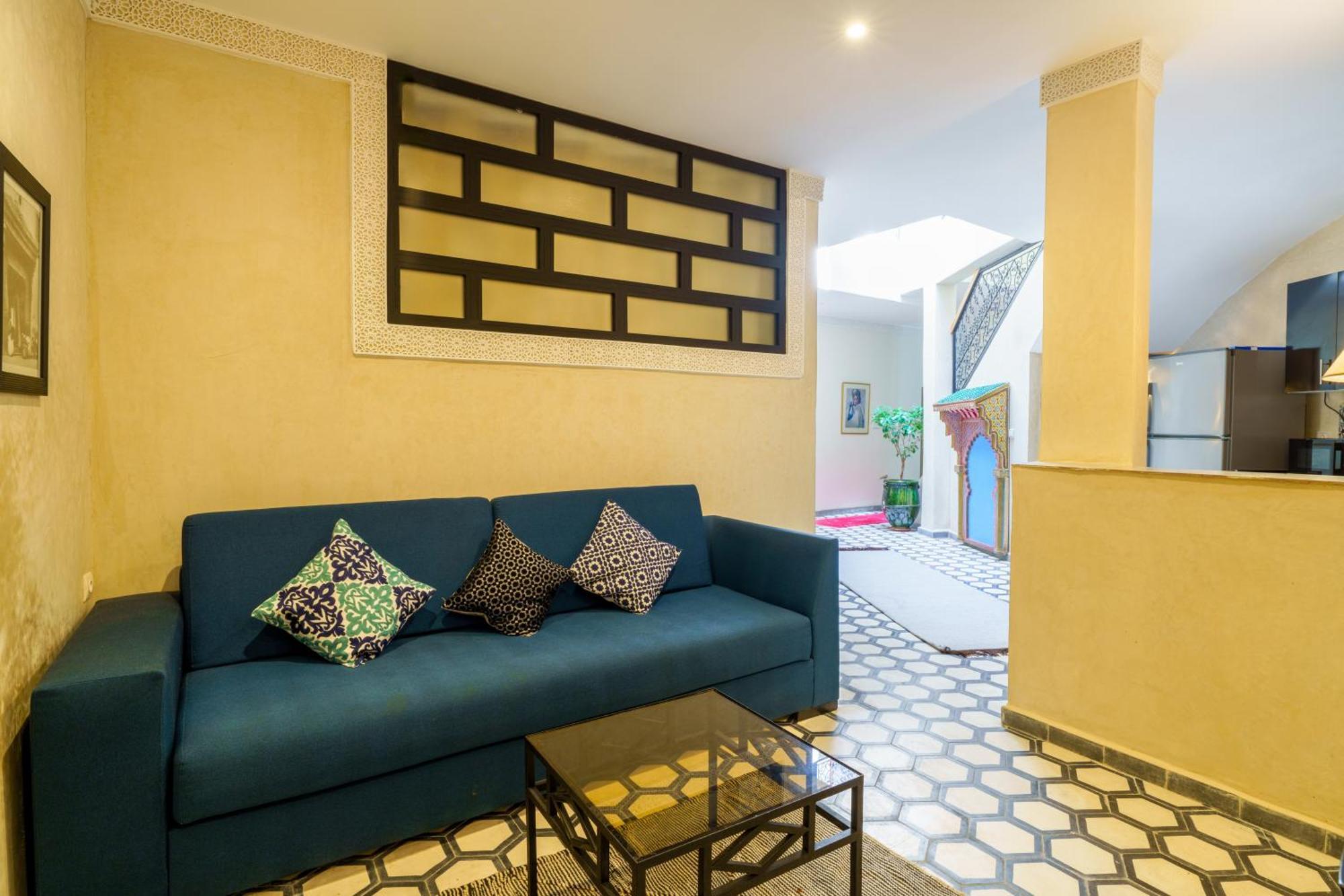 Riad 4 Chambres - Piscine & Petit Dejeuner Gratuit - Wifi Fibre Optique Marrakesh Buitenkant foto