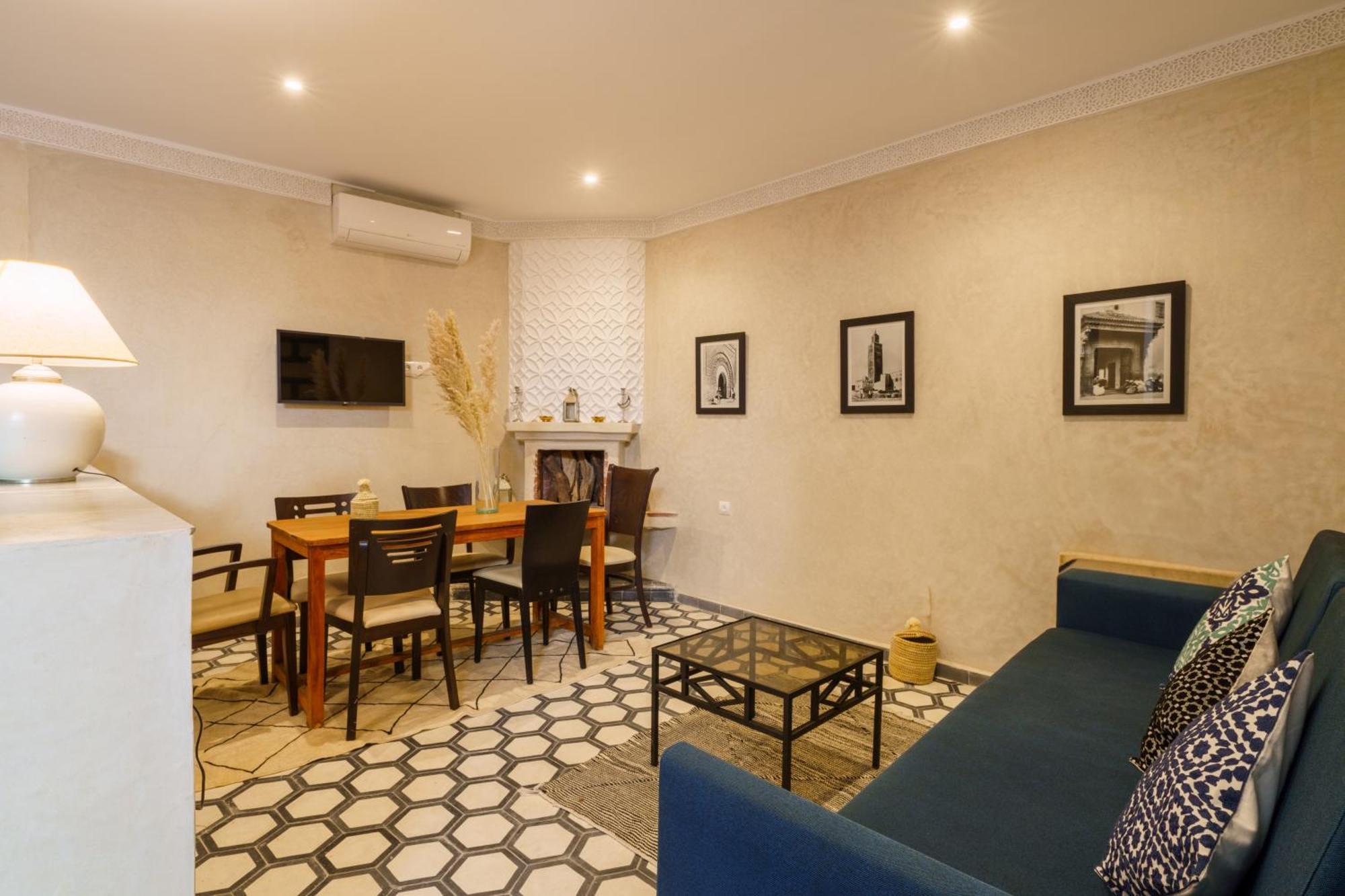 Riad 4 Chambres - Piscine & Petit Dejeuner Gratuit - Wifi Fibre Optique Marrakesh Buitenkant foto